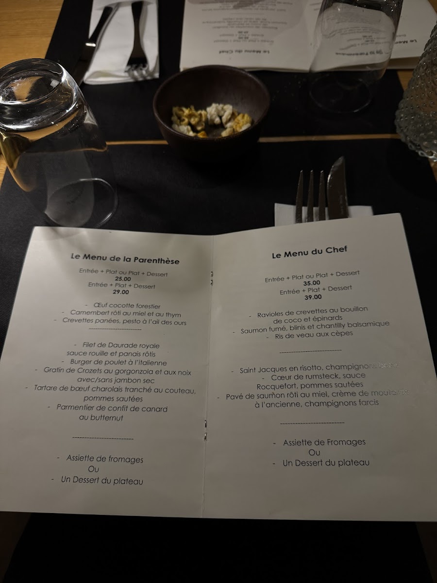 Menu La Parenthèse-1